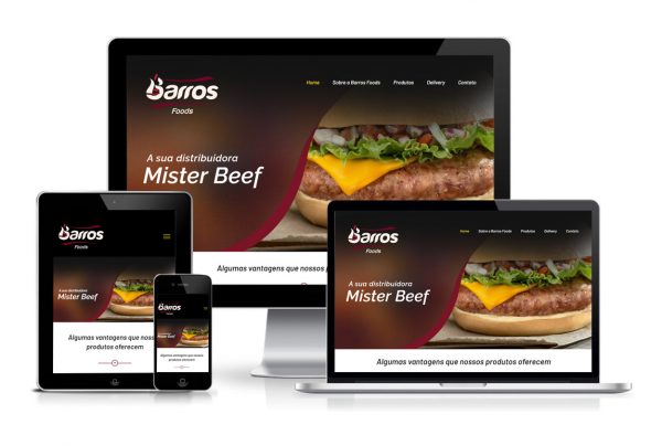Criação de site em Campinas - Barros Food